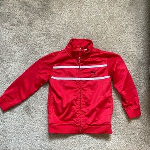Boys size 5 Puma zip up